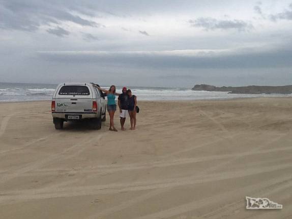 De Fiona, na praia do Cardoso, no Farol de Santa Marta, no litoral sul de Santa Catarina